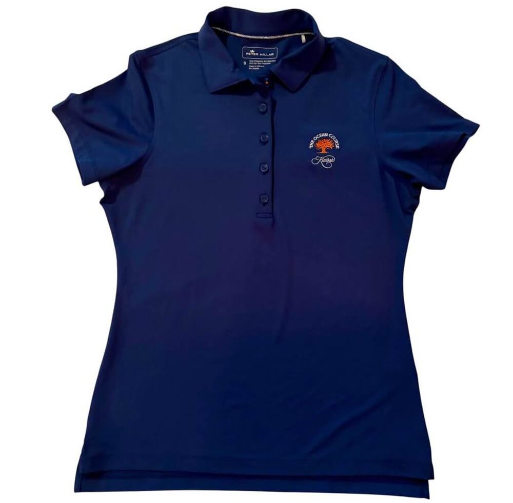 PETER MILLAR Women’s Kiawah Ocean Course Performance Polo Golf Shirt Size Small